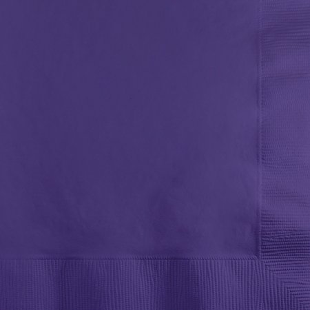 TOUCH OF COLOR Purple Beverage Napkins 3 ply, 5"x5", 500PK 57115B